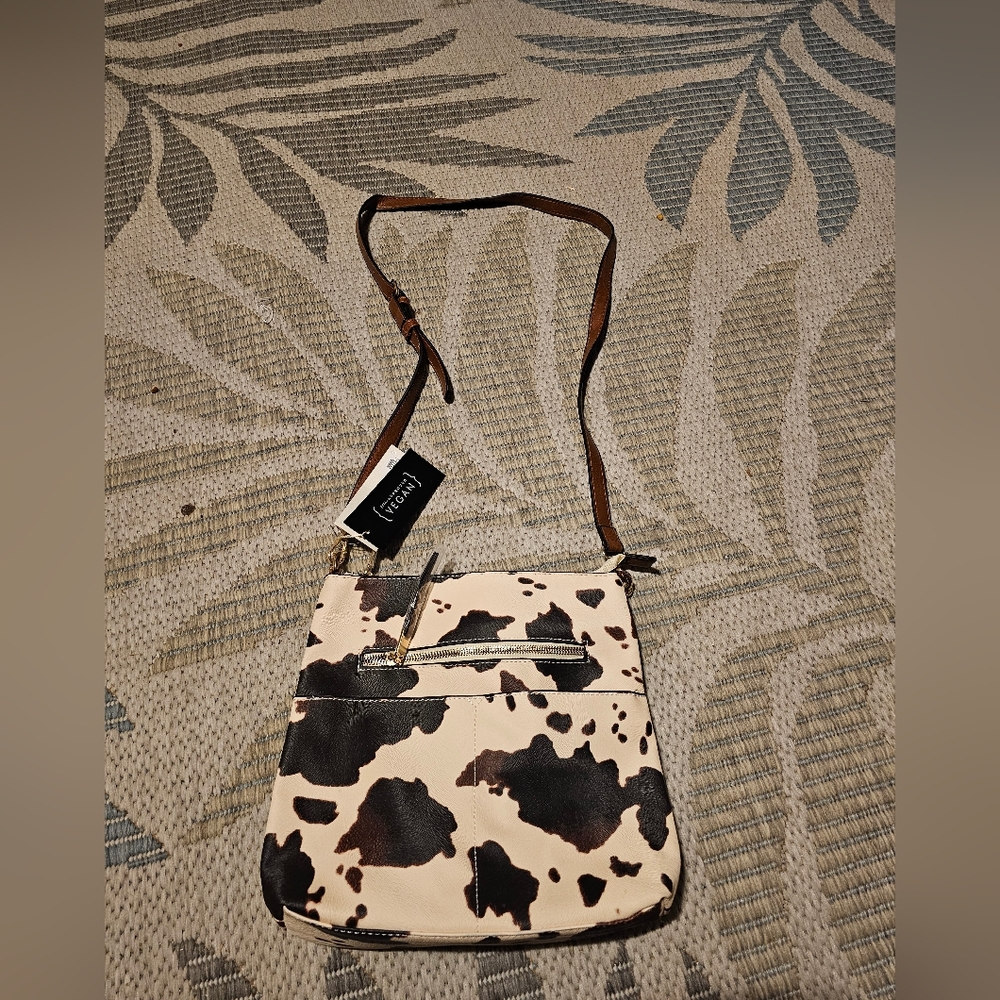 Cow Print Crossbody Bag